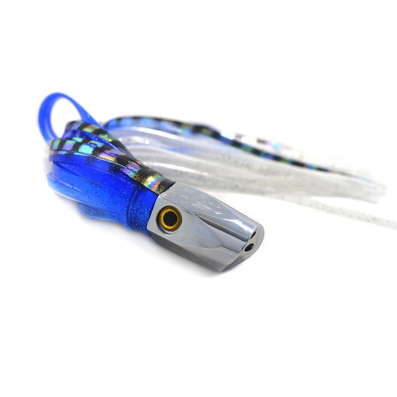 Kmucutie Set of 5 pcs 8.5 INCH Trolling Skirt Lures Marlin Tuna Dolphin Mahi Durado Wahoo Big Game deep sea Fishing Lure - Image 4